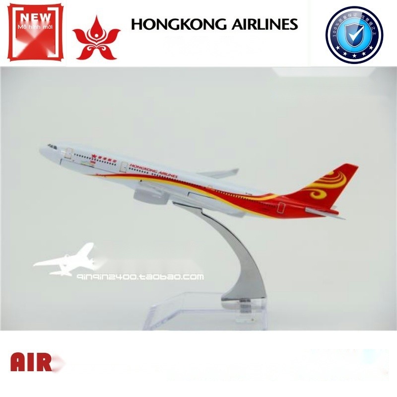 (Mới về) Máy bay Model A330 Hồng Kông Airlines Airbus 330 Hồng Kong Airlines Airlines Trang trí đồ