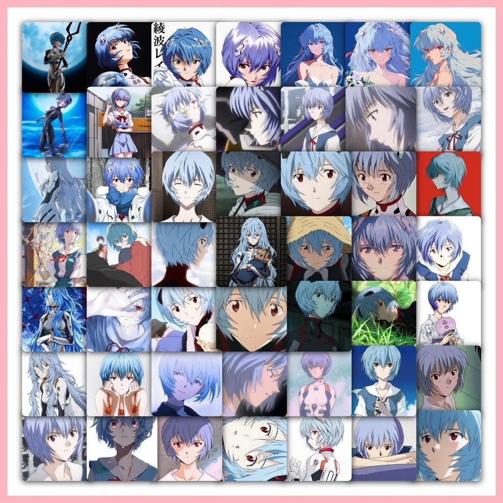 [Guyn] Sticker eva (59 tờ) Ayanami Rei Ayanami Rei Sticker eva Neon Genesis Evangelion Anime Phim ho