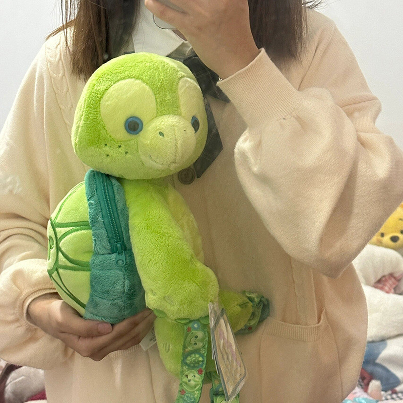 【Gesh bag】 ARCTIC HUNTER children's doll backpack Cartoon plush turtle backpack Cute little turtle