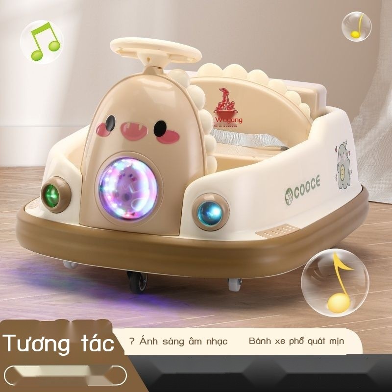 Xe ô tô điện trẻ em Wuyang, xe go-kart, xe bumper điều khiển từ xa, đồ chơi cho bé ở nhà
