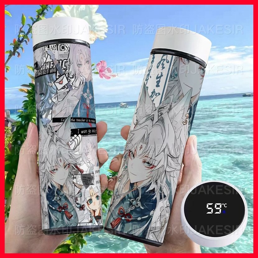 [MC] Cốc giữ nhiệt Feixiao Feixiao Cốc giữ nhiệt thông minh ngoại vi hai chiều Dung tích lớn Thép kh