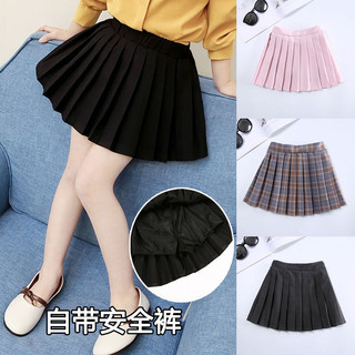 [Thời trang] Váy xếp li kẻ sọc ngắn chống chói thời trang phong cách Hàn Quốc cho bé gái