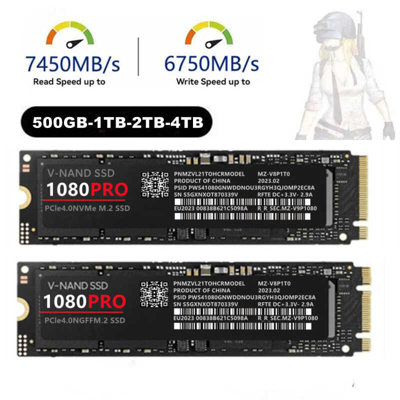 Mô Hình Máy Tính Tích Hợp 1080PRO M.2 Ổ Cứng SSD 1TB2TB 4TB PCIe 4.0 NVMe
