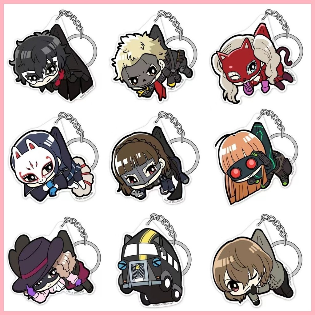 [GUYN] Móc khóa Persona Persona Persona Persona Persona 5 P5 JOKER Móc khóa Hàng hóa Sakamoto Ryuji 