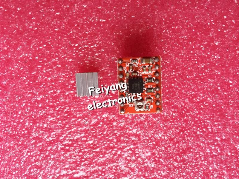 1 Chiếc Reprap Stepper Driver A4988 Stepper Motor Driver Module Dropshipping Màu: Đỏ MODU