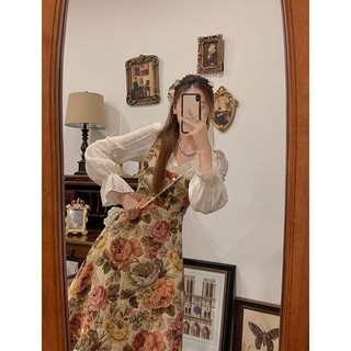 [Kakada] Váy Versailles Váy Dài Pháp vintage Tình Yêu Đầu Tiên Váy Sang Trọng Váy Độc Đáo