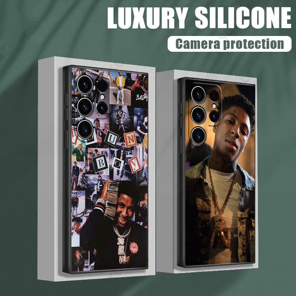 Ốp điện thoại YoungBoy Never Broke Again cho Samsung S25 Ultra S23 S24 FE A56 A55 A36 5G S22 S20 Plu