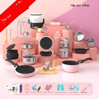  Nấu ăn trong bếp mini thực sự có thể nấu được một bộ đầy đủ các dụng cụ nhà bếp nhỏ thật dành cho b 