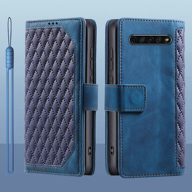 Dành Cho LG V60 ThinQ 5G Lật Da Đựng Thẻ Sách Ví Đứng Bảo Vệ Toàn Diện Dành Cho LG V60 ThinQ 5G Vỏ Đ