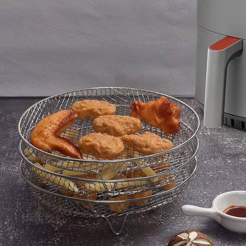 Nướng không khí nướng với bàn chân thịt nướng bằng lưới hơi tròn Grill Grill Grill Grill Grill