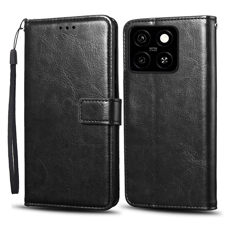 Ốp Điện Thoại Lật Cho ZTE Blade A35 Ốp Lưng Ví Da PU Cho ZTE Blade A55