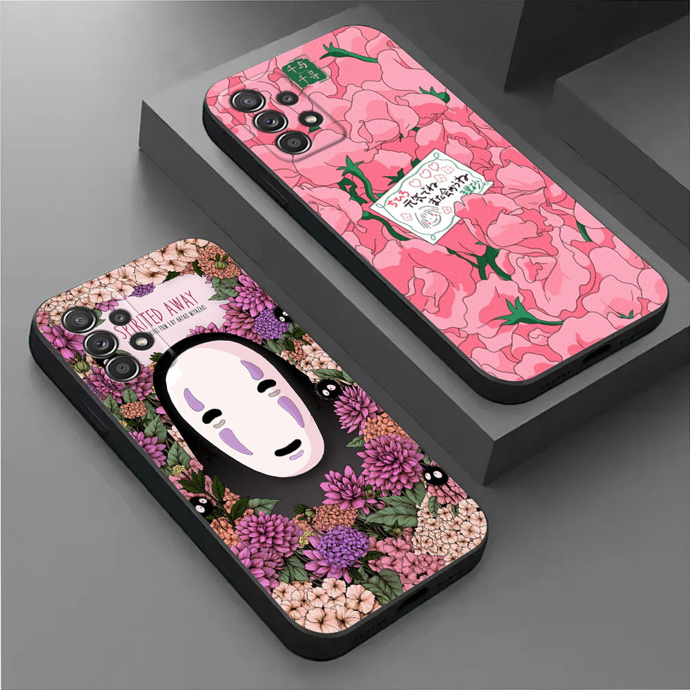 Ốp điện thoại silicon hình Anime Spirited Away No Face Studio Ghibli cho Samsung Galaxy A56 5G A36 A