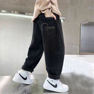 Hàng sẵn có ~ [Khuyến mãi] Quần jean bé trai phong cách mới Quần âu đẹp trai