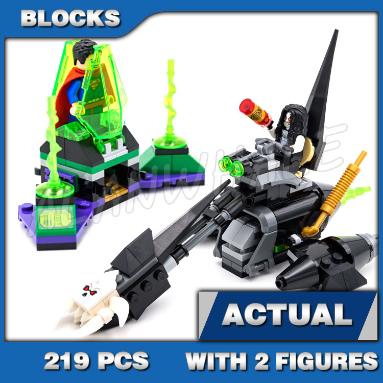 219 Chiếc Siêu Anh Hùng DC Siêu Nhân Krypto Hợp Tác Nhà Tù Không Gian Hog Xe Đạp Superdog 10842 Khối