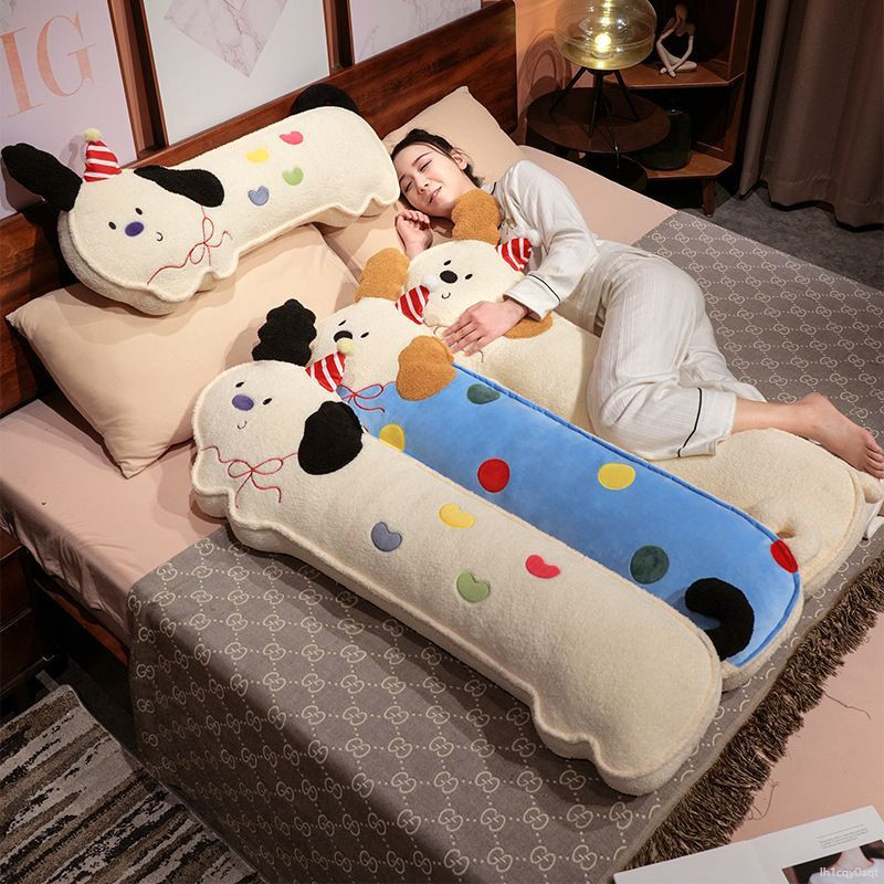 Happy Polka Dot Puppy Puppy Puppy Puppy Ngủ Động vật nhồi bông dễ thương