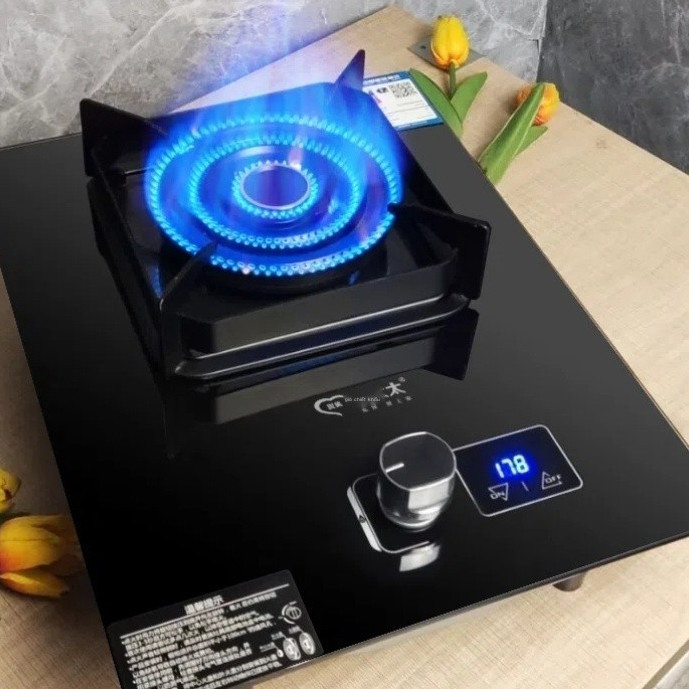 Bếp gas dùng trong gia đình rất đẹp bếp gas đơn bếp gas gas gas hóa lỏng để bàn bếp một đầu nhúng