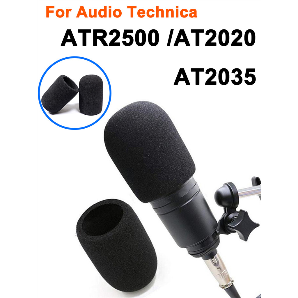 Dành Cho Audio-Technica AT2020 ATR2500 AT2035 Vỏ Xốp Thay Thế Mic Đen