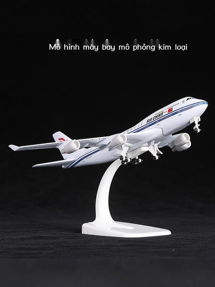 [ HOT Sale ] 18-20cm Airbus A380 Boeing 747 Mô hình mô phỏng kim loại Mô hình Air China Southern Ai