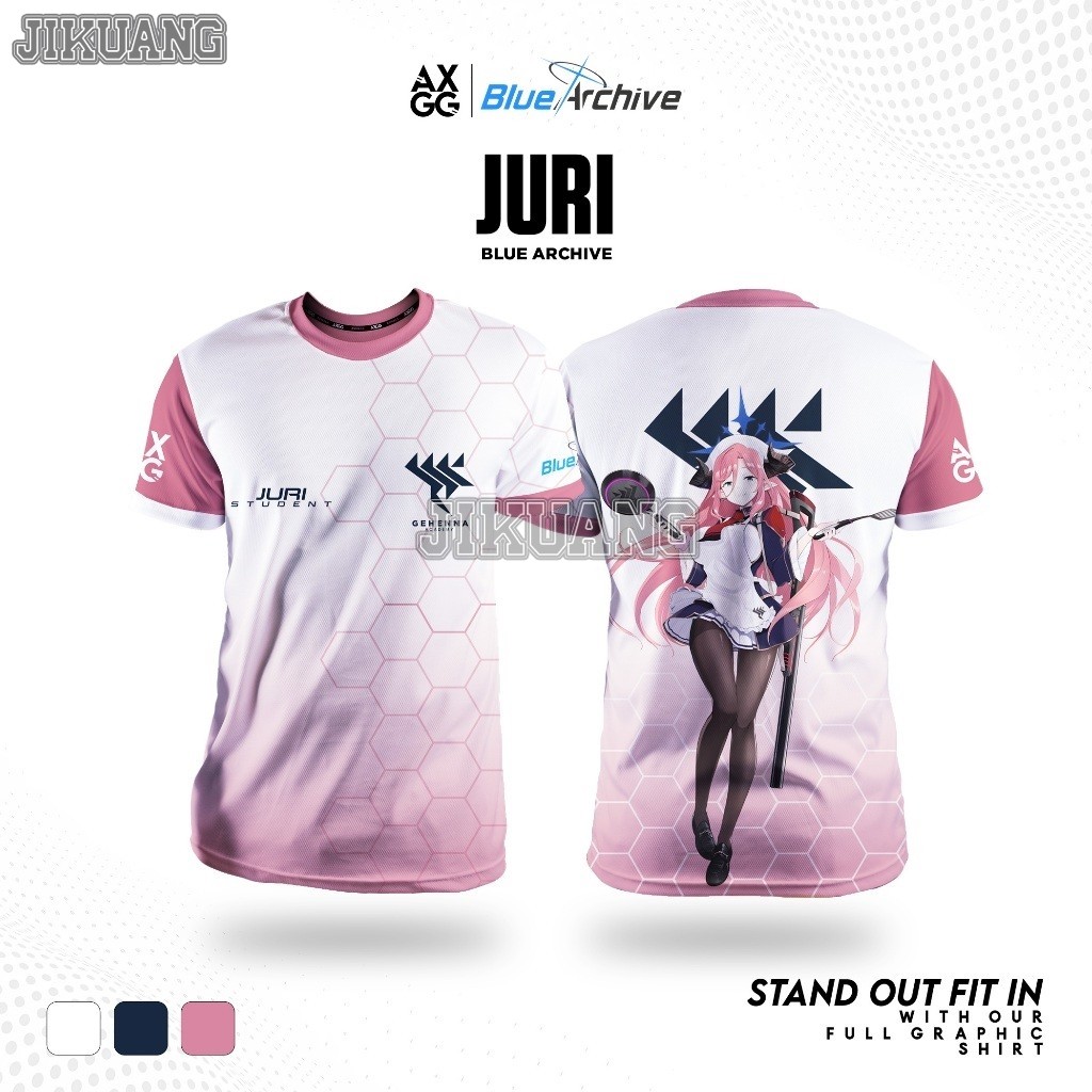 Áo thun chơi game Blue Archive JK