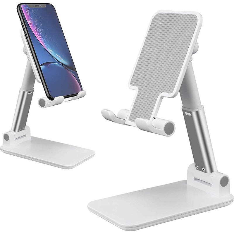 Có Thể Gập Lại Telescc Desktop Mobile Holder Phổ Điều Chỉnh Máy Tính Để Bàn Điện Thoại T