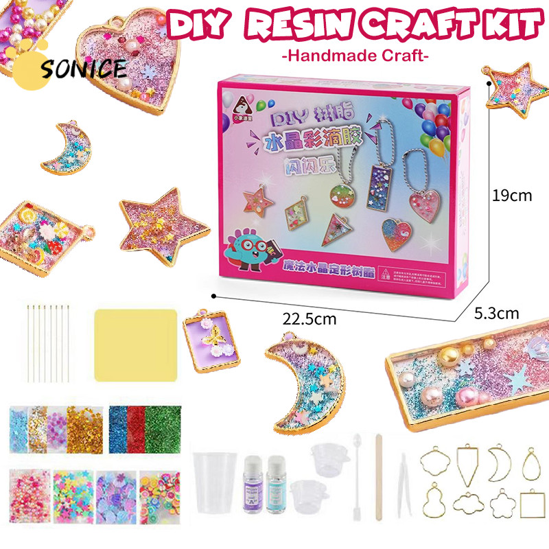 Nhựa Fidget Lắc Đồ Thủ Công DIY Cho Trẻ Em DIY Nhựa Squishy Charm Kit Sáng Tạo Nhanh Khô Tự Làm Bộ N