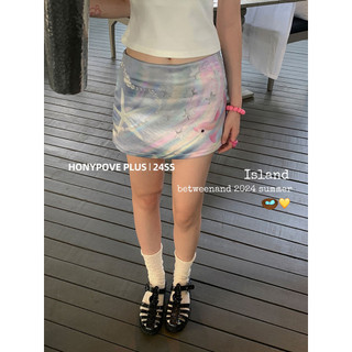 Honypove Ôm Hơn Nhìn Thấp-Waist Tất Cả Trận Đấu Váy Nữ Mùa Hè Slim-Fit Sli