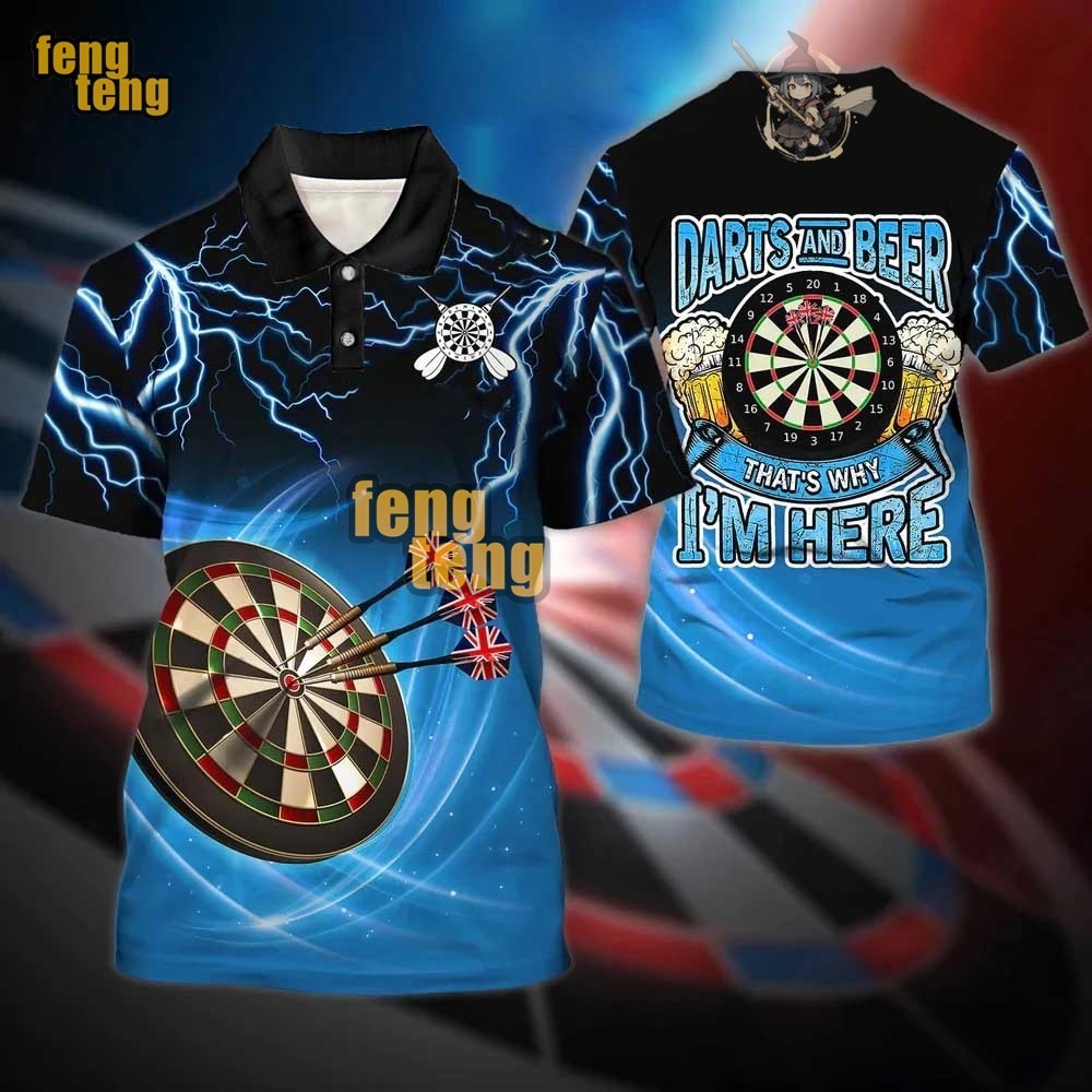 Áo Polo Nam 2024, Thiết Kế Họa Tiết DARTS, Cổ Tròn Thoáng Khí