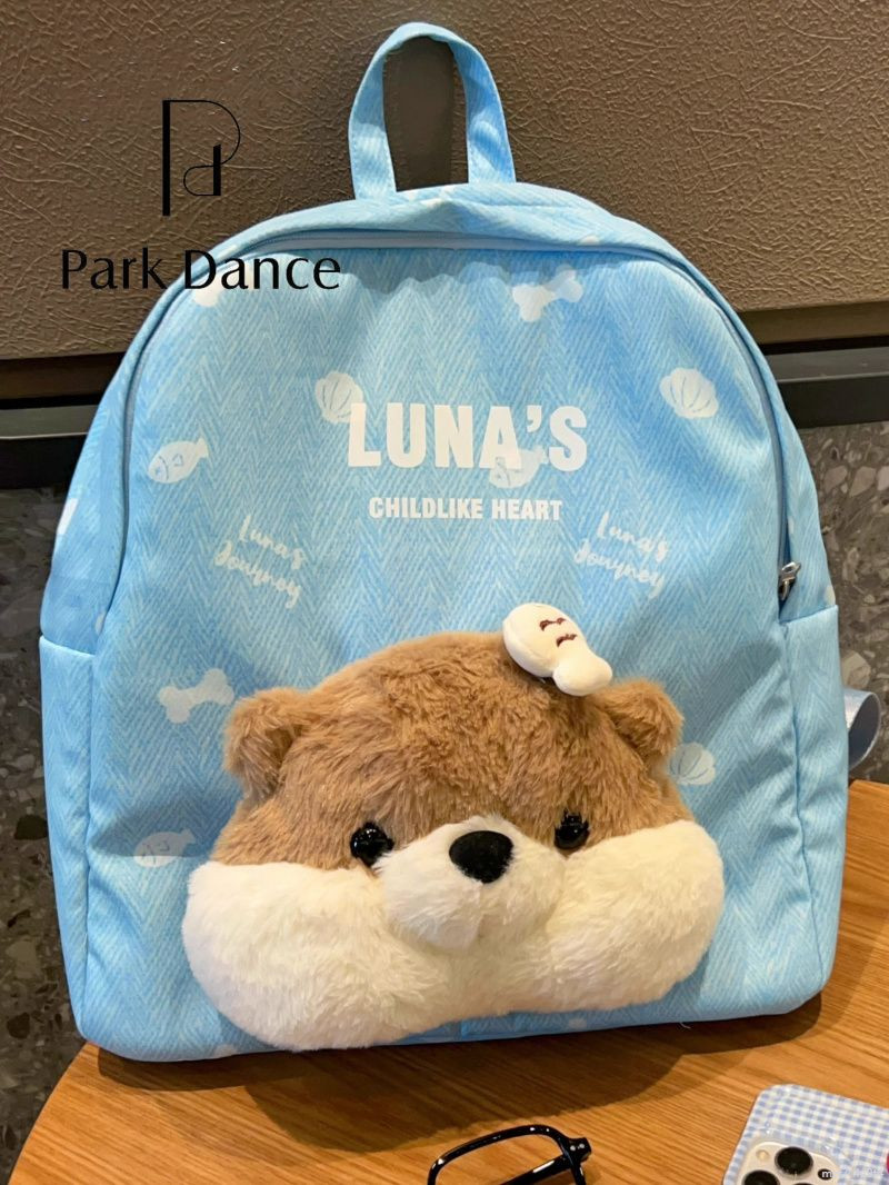 Cute Otter Cartoon Backpack Plush Doll Backpack