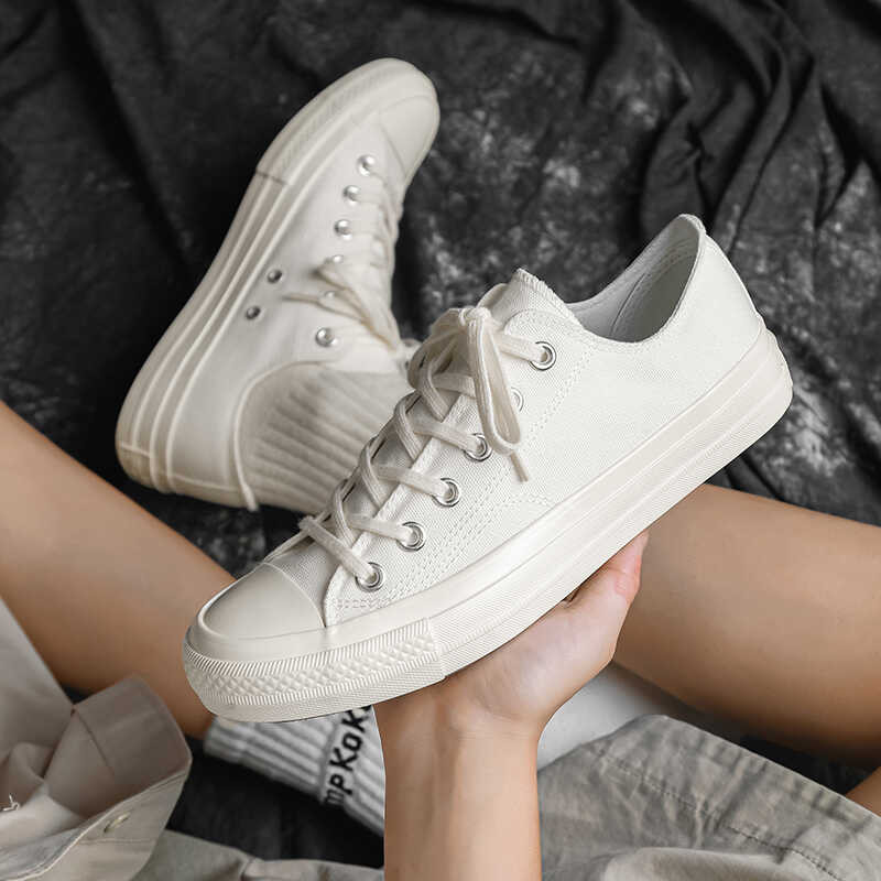 Okayama Kurumi 1970 Giày Vải Nữ Thấp Cặp Đôi Giày Trắng Thường Ngày Phù Hợp Với Giày Cao Cấp Nam Hợp