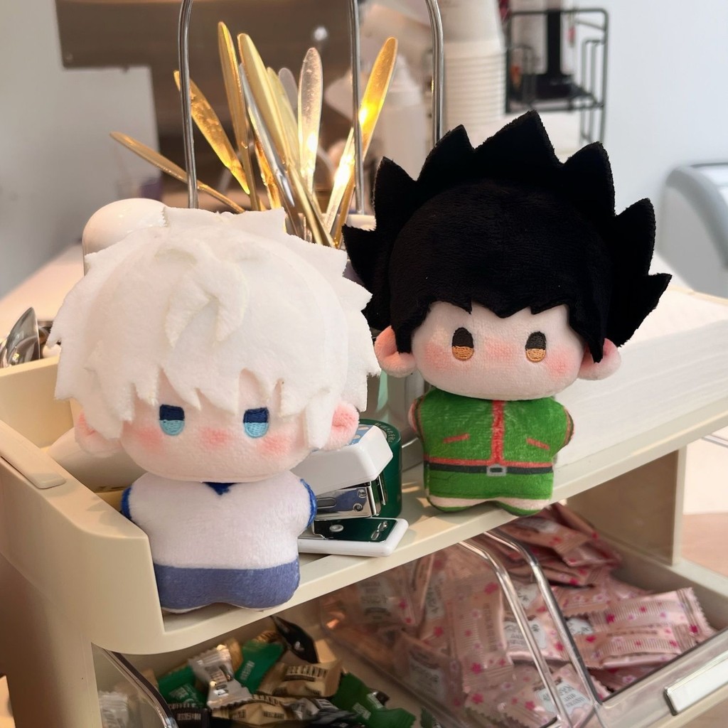 🔥Hunter x Hunter🔥Killua Gon Kurapika Anime doll Móc khóa ba lô Búp Bê 10cm Hàng Có Sẵn
