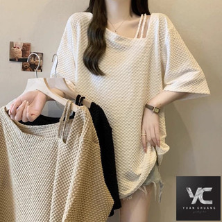 Mùa hè Phong cách mới Áo thun ngắn tay cỡ lớn dành cho nữ dáng rộng thon gọn hơn Thiết kế hàng đầu