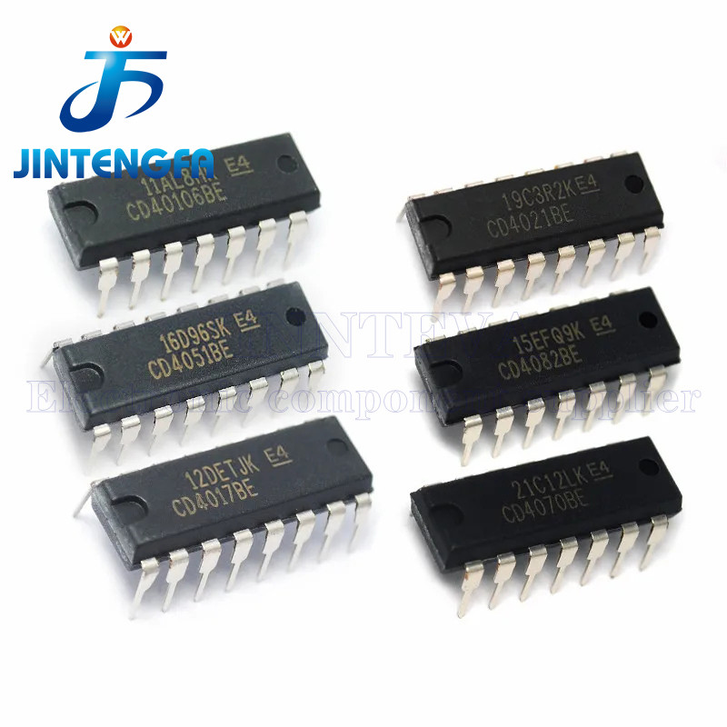 10 Chiếc CD4013BE CD4013 DIP CD4001BE CD4007BE CD4011BE CD4015BE CD4016BE CD4017BE CD4018BE CD4020BE