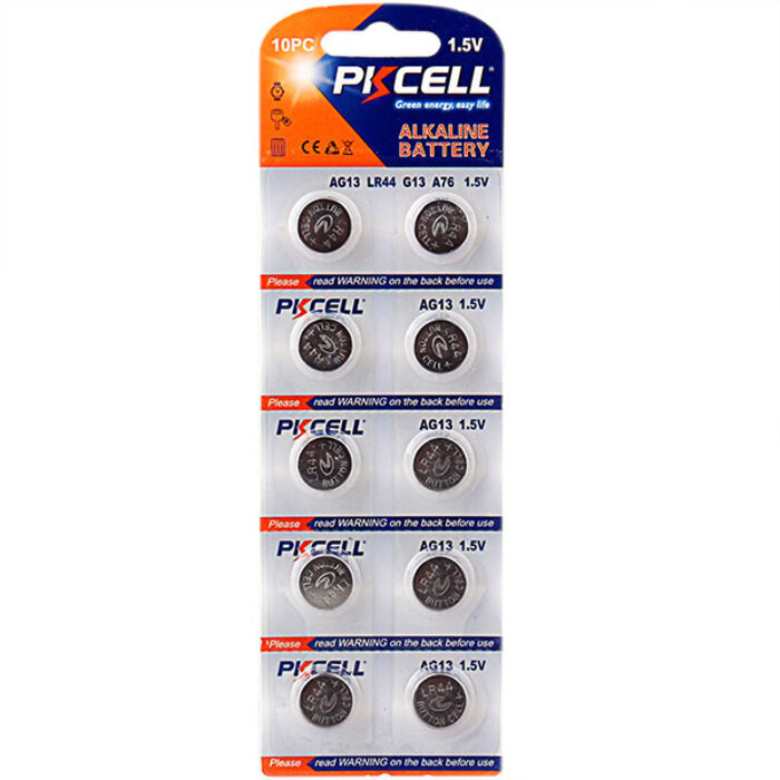 Pkcell Pin Nút Kiềm 1.5V Lr44 Ag13 Pin Cho Đèn Pin Led Xem Máy Tính