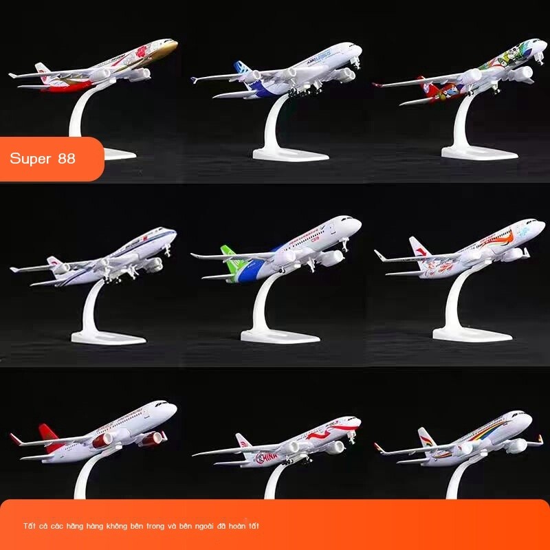 [ Giá SIÊU RẺ ] Máy bay mô hình hóa hợp kim 20cm Hợp kim dân dụng Boeing B747 Air China Airlines Ai