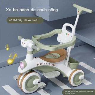 [SALE] Xe đạp ba bánh trẻ em xe trượt scooter ba trong một cho bé 1-9 tuổi có nhạc nhẹ và xe đẩy nh
