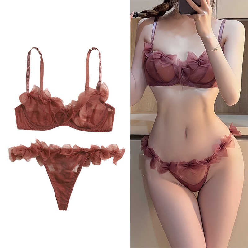 [Bộ áo ngực] Thời trang siêu mỏng Cô gái Thanh niên Không có miếng bọt biển Vòng thép mềm Nữ Ren Đồ lót dây thoải mái Đồ lót nữ Push Up Bralette | BigBuy360 - bigbuy360.vn