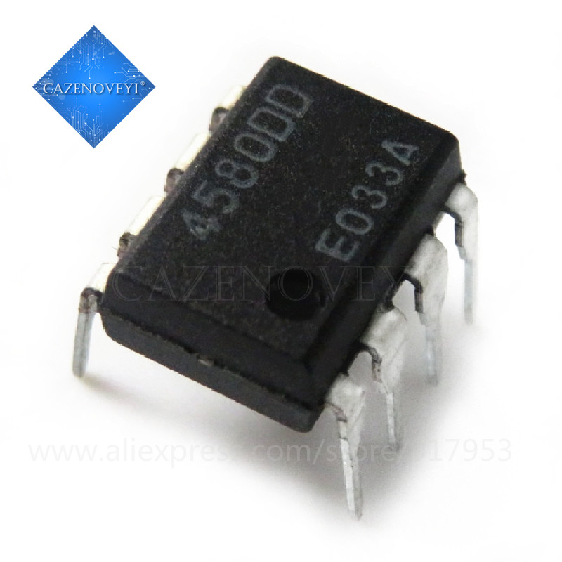 10 Cái / lốc NJM4580D JRC4580D JRC 4580D DIP-8