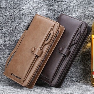 Túi xách nam sức chứa lớn dành cho doanh nhân Thanh niên và trung niên Nam giữ thẻ chống từ tính Ví giấy phép lái xe