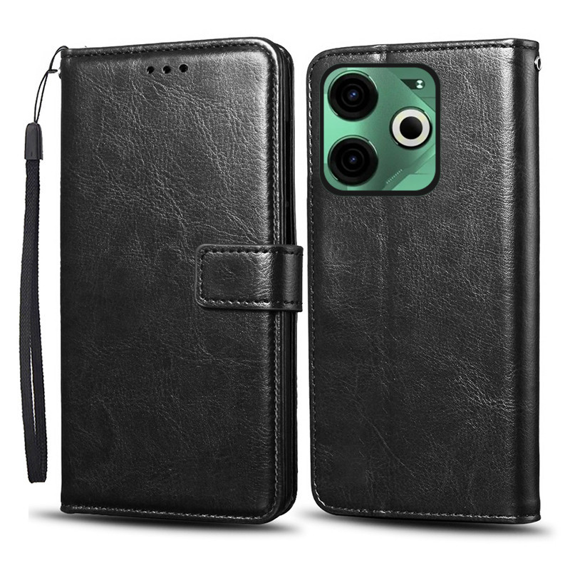 Flip Phone Case Cho Tecno Pova 6 Neo Case Ví Da PU Cho Tecno Pova 6 Neo