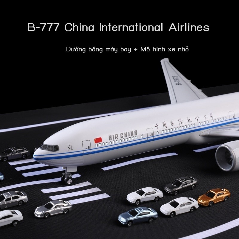 [SIÊU HOT 2025] Boeing 777 Mô hình máy bay mô phỏng đồ chơi Trung Quốc Airlines Airlines Airpenger