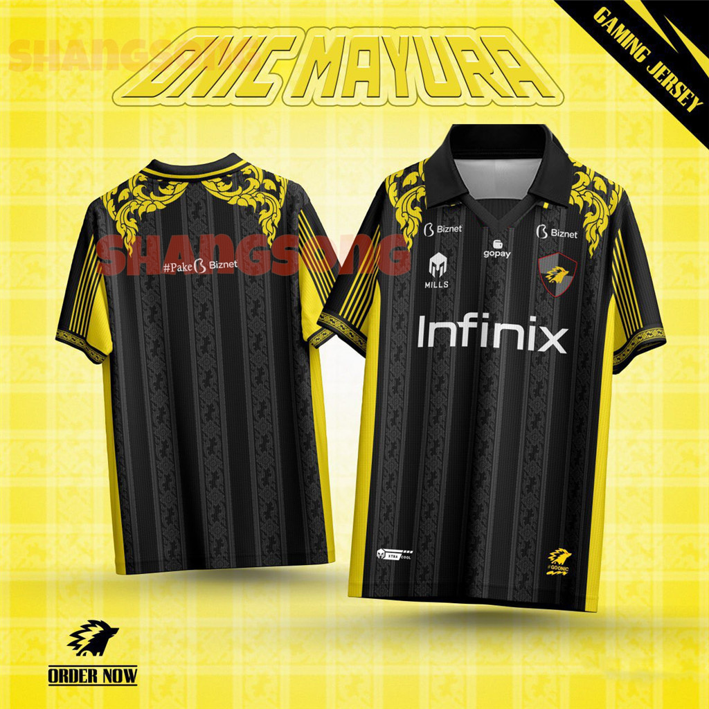 Áo thun Infinix Jersey Onic Fnatic Jersey cao cấp mới nhất, miễn phí đặt tên và số mặt sau [Tùy chỉn