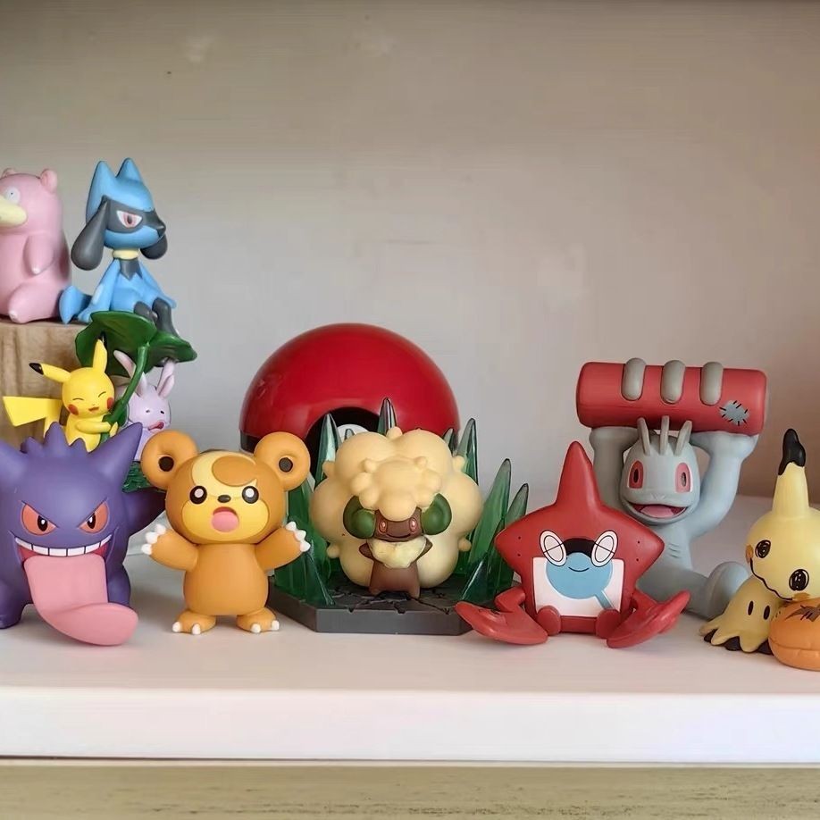 Pokémon Pikachu Số Liệu Búp Bê Gengar Mô Hình Đồ Trang Trí Xe Hơi Đồ Chơi Quà Tặng 3 đến 12