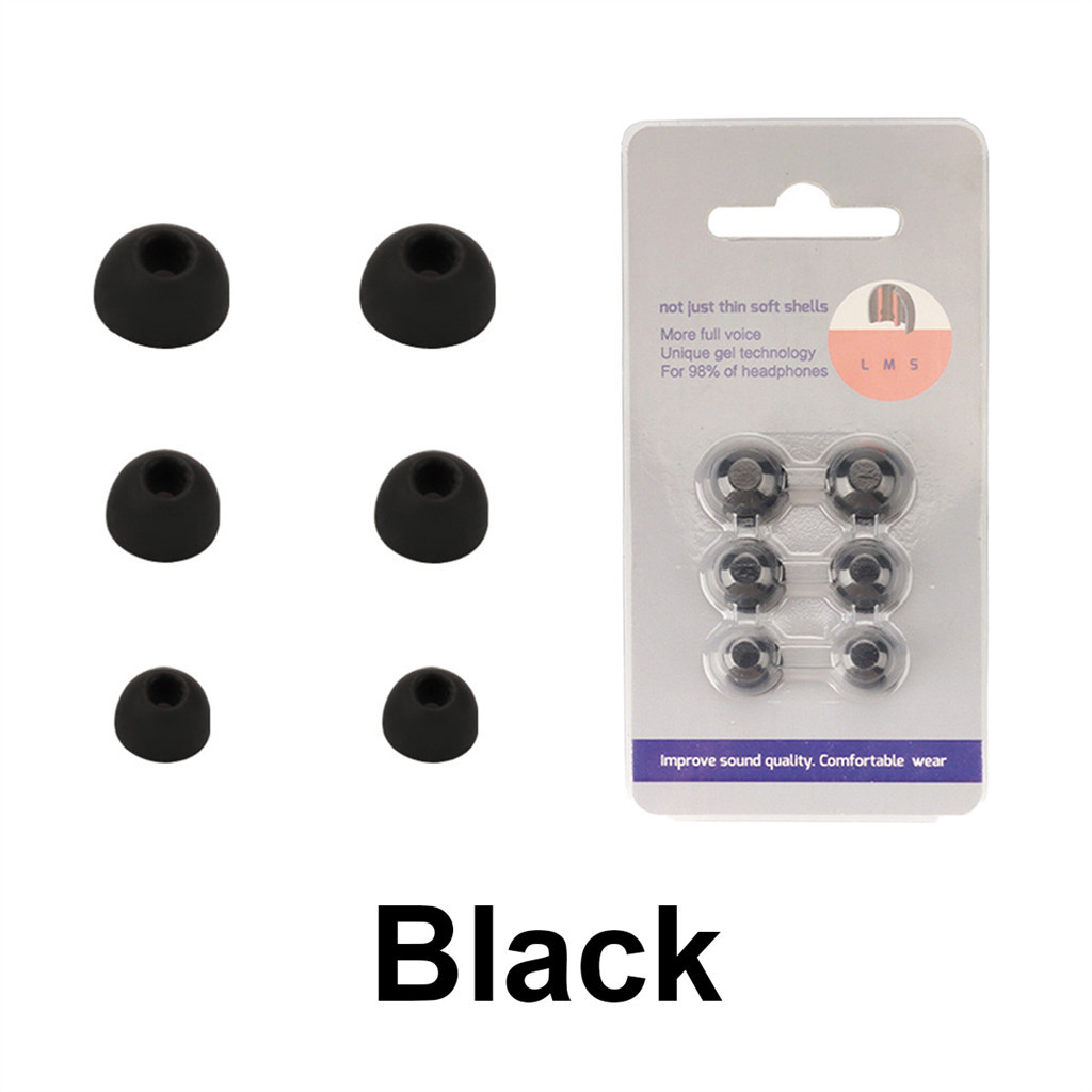 6 đầu nút tai silicon tương thích Anker Soundcore A20i/A30i/P20i/P30i/P40i/R50i, size S/M/L