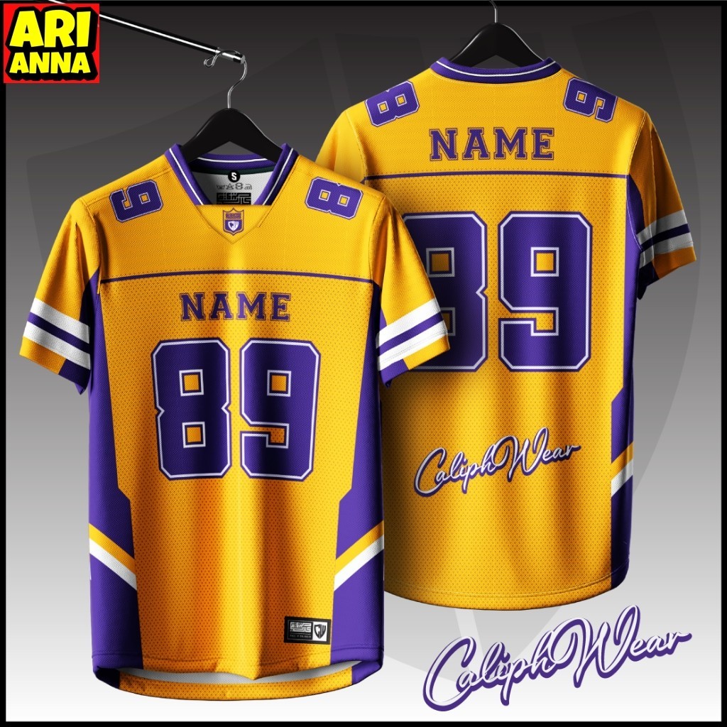 [Tên & Số tùy chỉnh miễn phí] Áo Jersey thiết kế mới 2026 Baju NFL Jerseys Baju Lelaki Team Thể thao