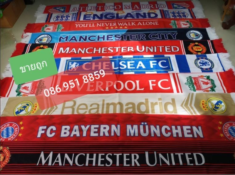 Khăn quàng cổ Liverpool Man Utd Man City Arsenal Chelsea Madrid Khăn Barça Giá rẻ nhất
