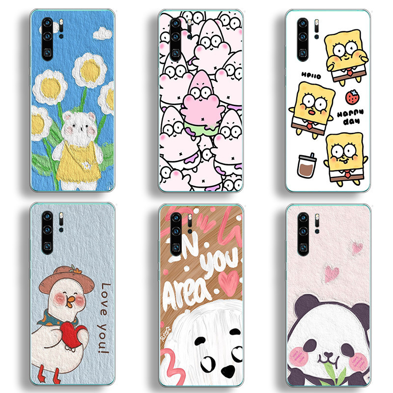 Ốp điện thoại TPU silicon mềm Huawei P20 P20 pro P30 P30 pro