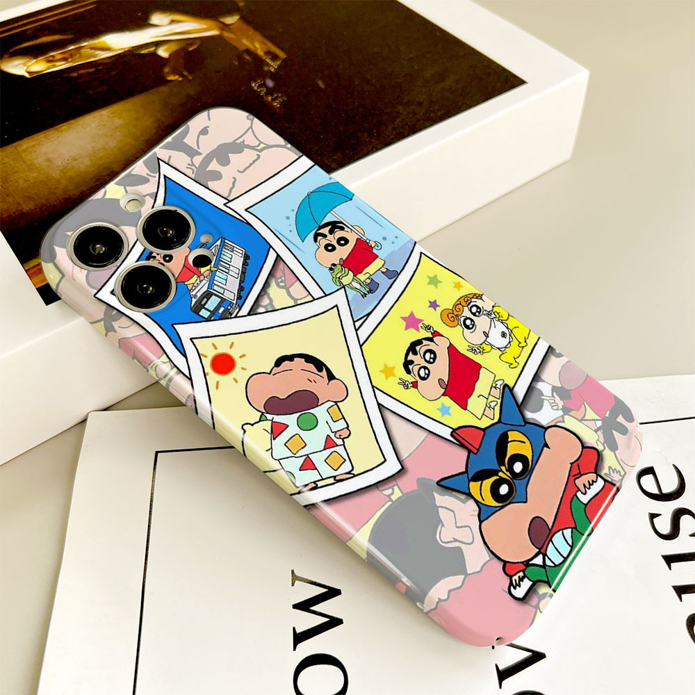 Ốp Điện Thoại Mịn In Hình Hoạt Hình Crayon Shin chan Full Cho SAMSUNG A78 A58 A54 A31 A17 A16 A15 A7