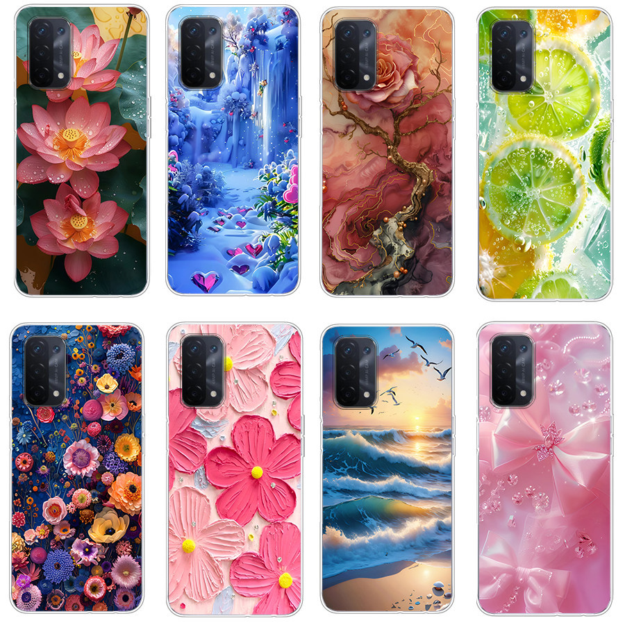 Ốp lưng cho oppo A74 5G / A54 5G Vỏ mềm in TPU Vỏ điện thoại