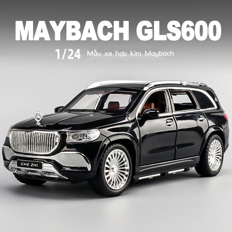 Hợp kim Mercedes-Benz Maybach GLS600 hợp kim 1:24 mô hình xe ô tô mô phỏng bầu trời đầy sao hàng đầu xe đồ chơi bé