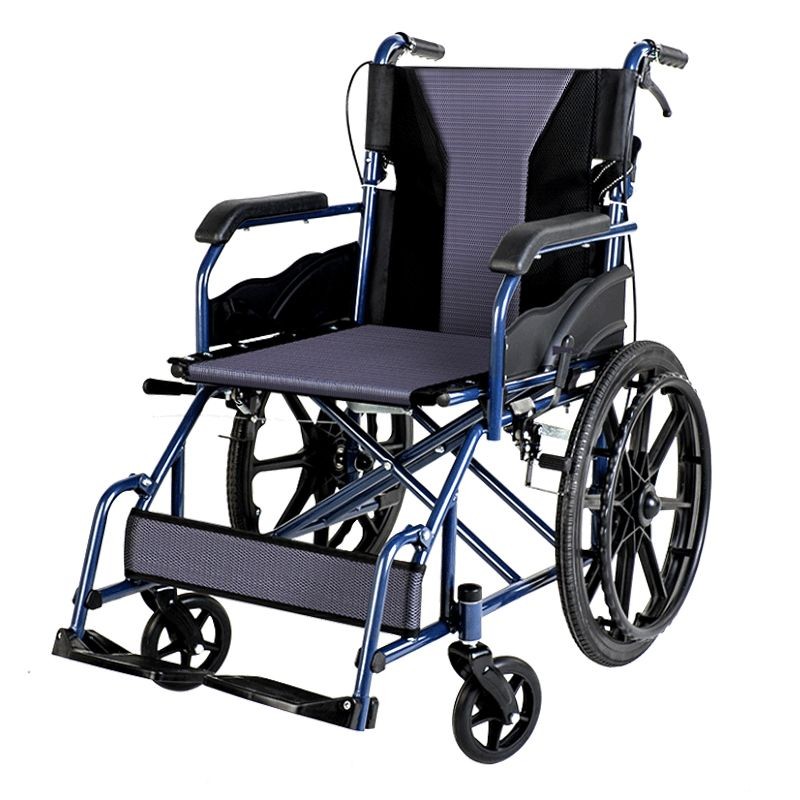 Xe lăn Henghubang gấp xe đẩy nhẹ dành cho người già đi du lịch nhỏ người già bị liệt xe tay ga